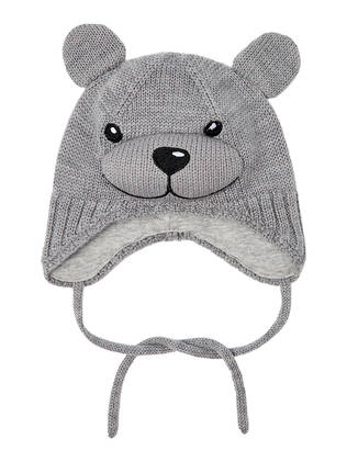 Name It talvipipo Grey melange. - Barnens vintermössor - 13214440 - 1