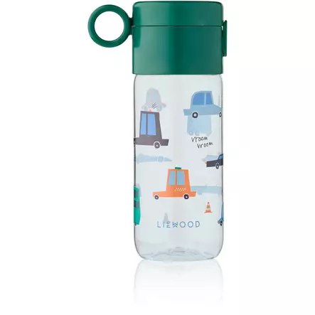 Liewood juomapullo Clemence 350 ml Cars/Sandy - Vattenflaskor och flaskor med sugrör - 20622-2780 - 1
