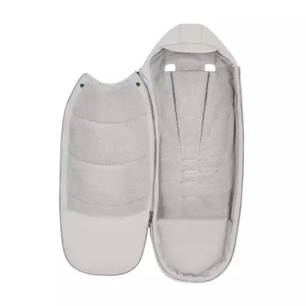 Lämpöpussi Cybex Platinum 2026 City Grey, voidaan avata kokonaan auki. - Åkpåsar för barnvagn - 526000510 - 2