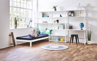 STOREY helhet, hyllor 8 st, 100 cm - vit - Hyllsystem - STO-20-100 - 2