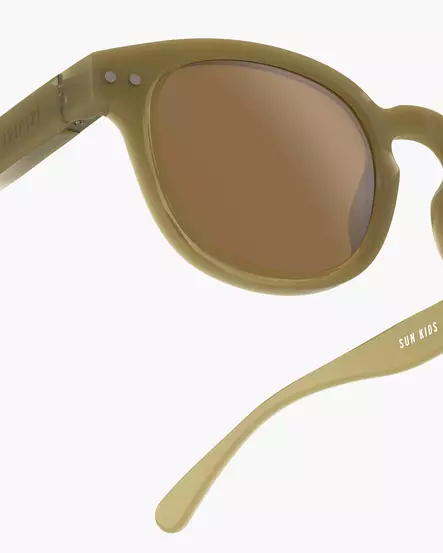 Lasten aurinkolasit IZIPIZI Child #C Olive, ruskealla polarisoidulla kehyksellä. - Solglasögon för barn - KDS2228801X00 - 2