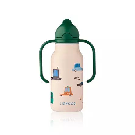Liewood juomapullo Kimmie 250 ml Cars/Sandy. - Vattenflaskor och flaskor med sugrör - 19618-2780 - 1