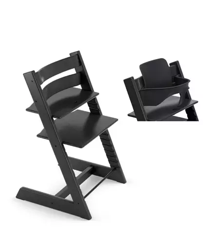 Stokke Tripp Trapp syöttötuoli Bundle Black. - Stokke Tripp Trapp produkter - 684600 - 1
