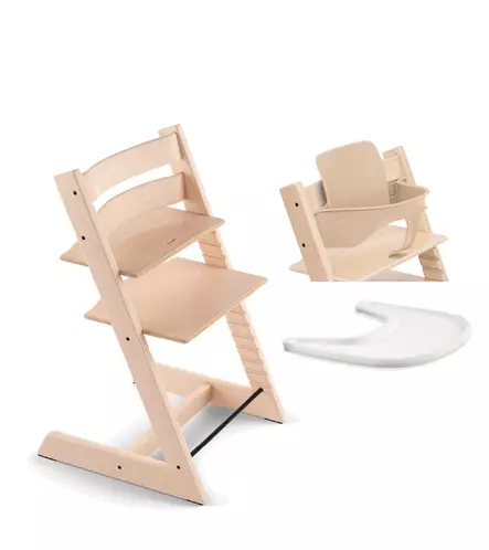Stokke Tripp Trapp syöttötuoli Bundle Natural. - Stokke Tripp Trapp produkter - 685300 - 1