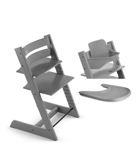 Stokke Tripp Trapp syöttötuoli Bundle Storm Grey. - Stokke Tripp Trapp produkter - 685600 - 1