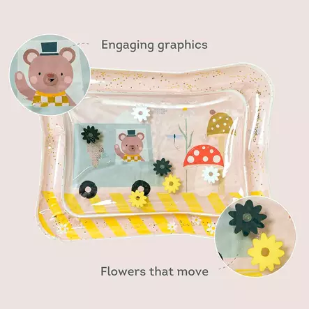Taf Toys vesileikkimatto Ice cream Bear Watermat, kelluvilla hauskoilla leluilla. - Badleksaker - 296330 - 2