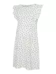 Mamalicious Eveline äitiysmekko Snow white-black dots. - Gravidklänningar, tunikor och kjolar - 20022300 - 1
