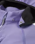 Reima Vantti softshell-takki Lilac amethyst, nepparikiinnitys hupussa. - Barnens mellansäsongsjackor - 5100009A-5450 - 4