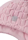 Reima Nunavut talvipipo Pale rose palmikkoneuloksella. - Barnens vintermössor - 5300065B-4010 - 2