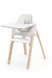 Stokke Steps syöttötuoli bundle White / Natural. - Matstolar för barn - 692600 - 1