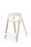 Stokke Steps tuoli White / Natural jalkatuki alimpana isommalle lapselle. - Matstolar för barn - 692600 - 7