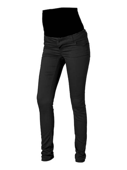 Mamalicious Shelly äitiysfarkut värissä Black Denim - Mammabyxor och leggings - 20005290 - 1