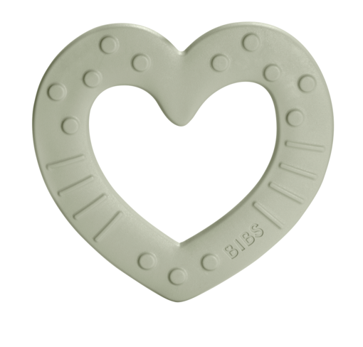 Bibs Baby Bitie purulelu Heart v=E4riss=E4 Sage - Tuggleksaker - 3100250 - 1