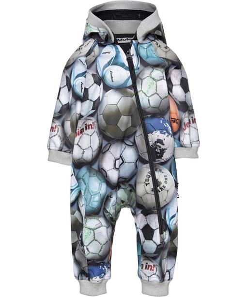 Molo Hill softshell-haalari Football Camo kuosilla. - Barnens mellansäsongsoveraller - 5S21L4016320 - 1