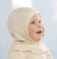 Ruskovilla kypärälakki, luonnonsilkki - Fleecedräkter, yllekläder och Ruskovilla - 20300 - 1