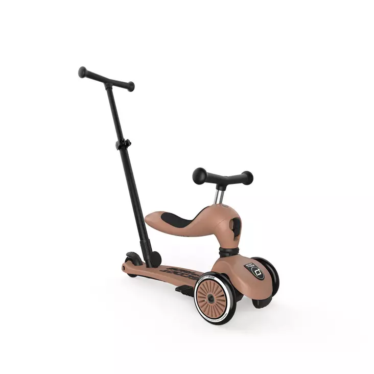 Scoot & Ride potkulauta/potkumopo Highwaykick 1 Push&Go, Mocha. - Sparkcyklar, springcyklar och balanscyklar - 00820 - 1