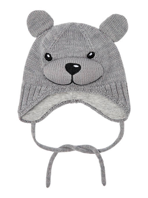 Name It talvipipo Grey melange. - Barnens vintermössor - 13214440 - 1