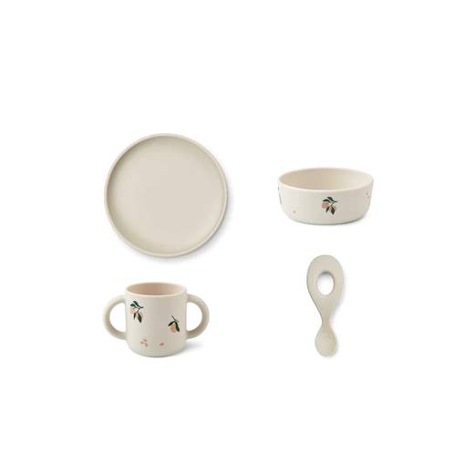 Liewood Vivi ruokailusetti on valmistettu silikonista. - Bestickset - 15135-2210 - 1