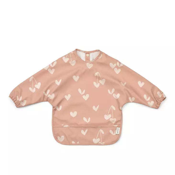 Liewood Merle ruokalappu hihoilla Sweethearts/Pale tuscany. - Haklappar - 18136-2620 - 1