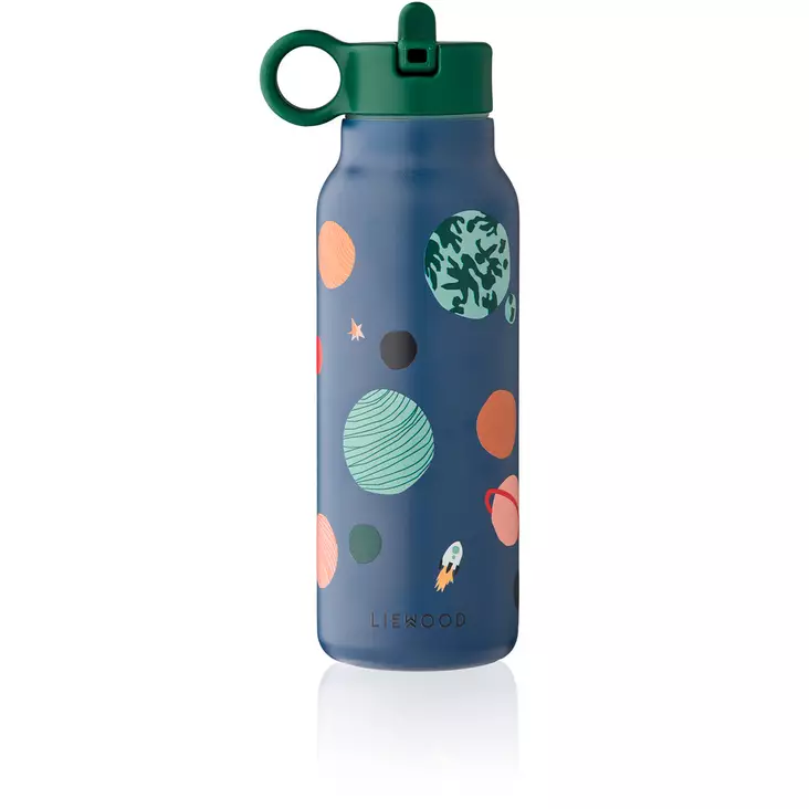 Liewood juomapullo Falk 350 ml Universe/Classic navy. - Vattenflaskor och flaskor med sugrör - 19617-2510 - 1