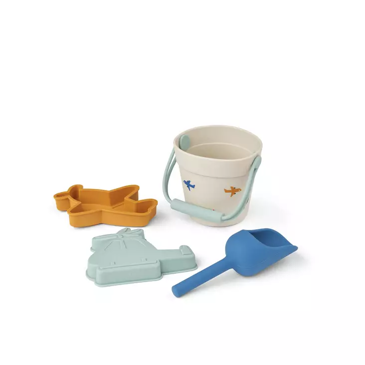 Liewood Kit Mini hiekkalelusetti Aviator ecru. - Modellervax och sandlådeleksaker - 19974-2330 - 1