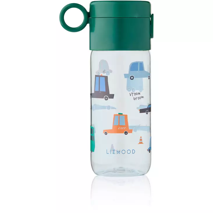 Liewood juomapullo Clemence 350 ml Cars/Sandy - Vattenflaskor och flaskor med sugrör - 20622-2780 - 1