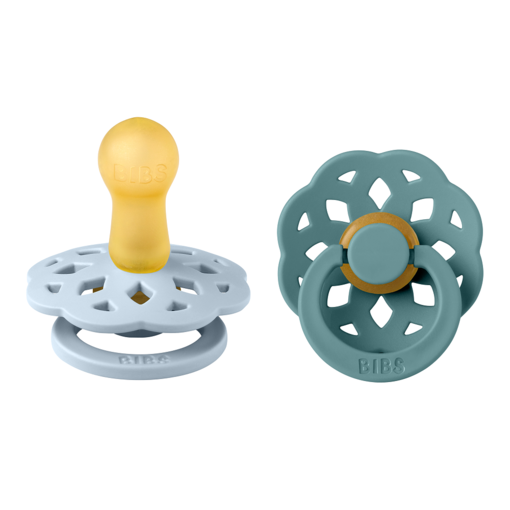 Baby Blue ja Island Sea v=C3=A4riset Bibs Boheme tutit - Nappar och napphållare - 240130 - 1