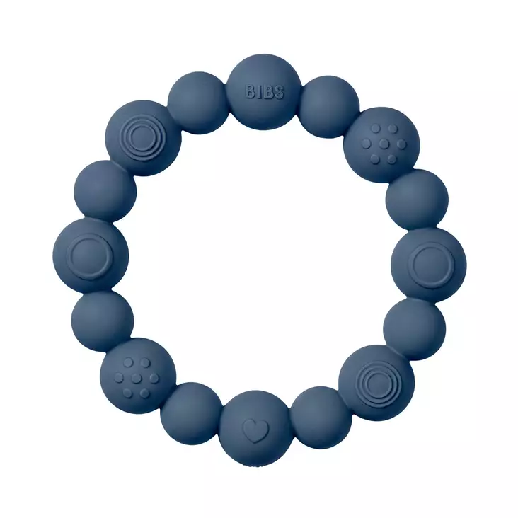 Bibs Baby Bitie purulelu Ring Steel Blue. - Bitleksaker - 3300280 - 1