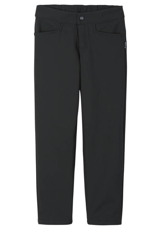 Mustat kapeat v=C3=A4likausihousut lapselle. - Barnens mellansäsongsbyxor - 5100015A-9990 - 1