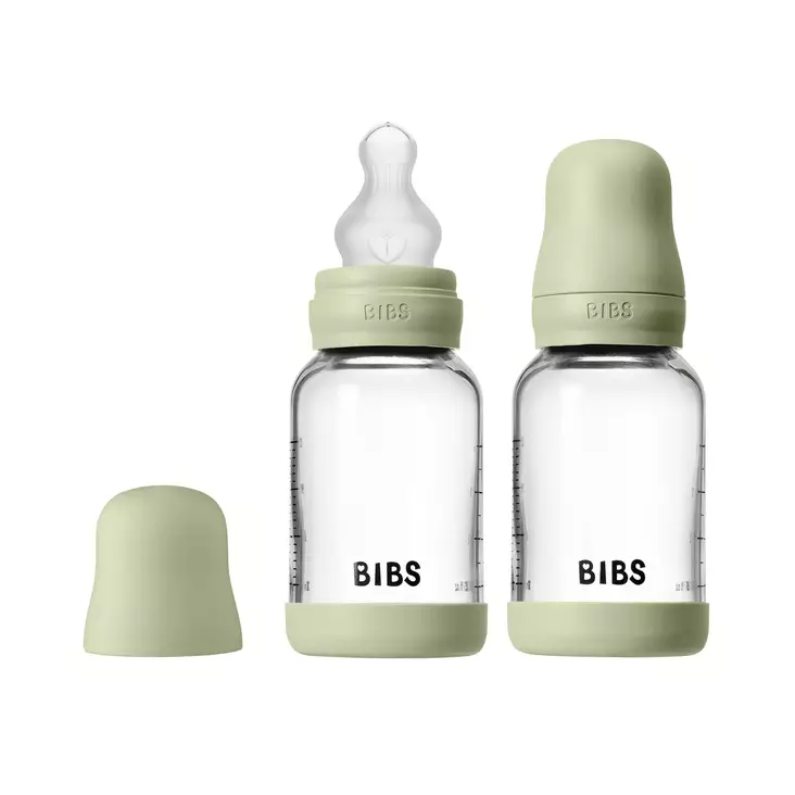 Bibs Baby Bottle tuttipullo 120 ml 2kpl Sage (silikonipullotutti). - Nappflaskor och flasknappar - 52191250 - 1