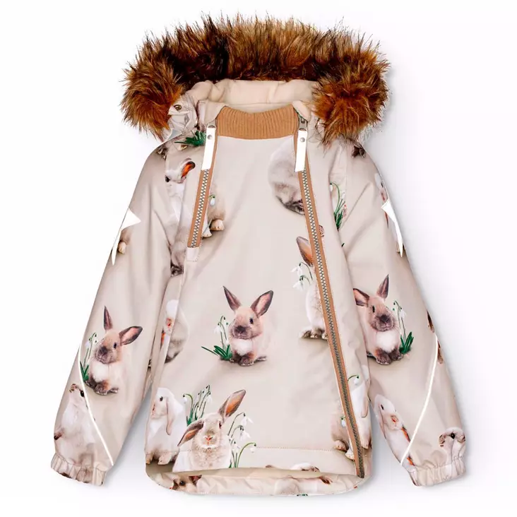 Molo talvitakki Hopla Fur Winter Rabbits. - Barn vinterjackor - 5W24M3189110 - 1