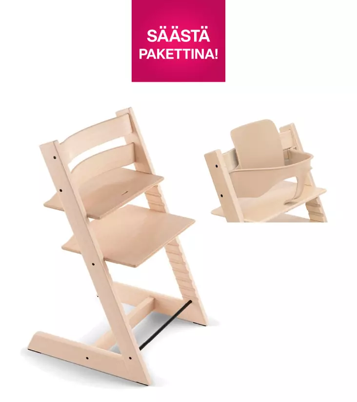 Stokke Tripp Trapp syöttötuoli Bundle Natural. - Stokke Tripp Trapp produkter - 684500 - 1