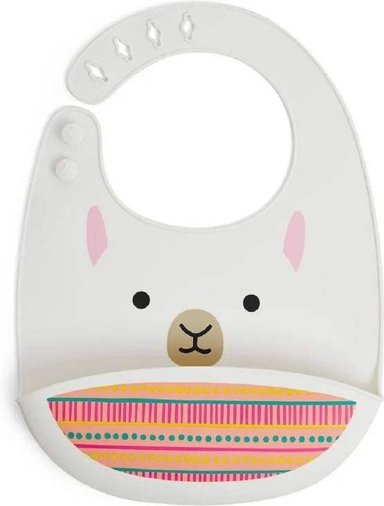 SkipHop silikoninen ruokalappu Laama - Haklappar - 9I414910 - 1