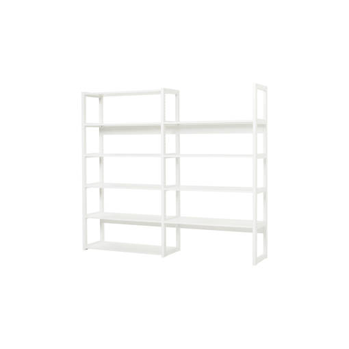 STOREY helhet, hyllor 8 st, 100 cm - vit - Hyllsystem - STO-20-100 - 1