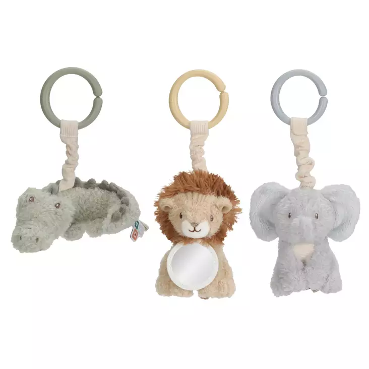 Little Dutch pehmoriipukset 3kpl Safari Friends. - Skallror, greppleksaker och bollar - LD8320 - 1