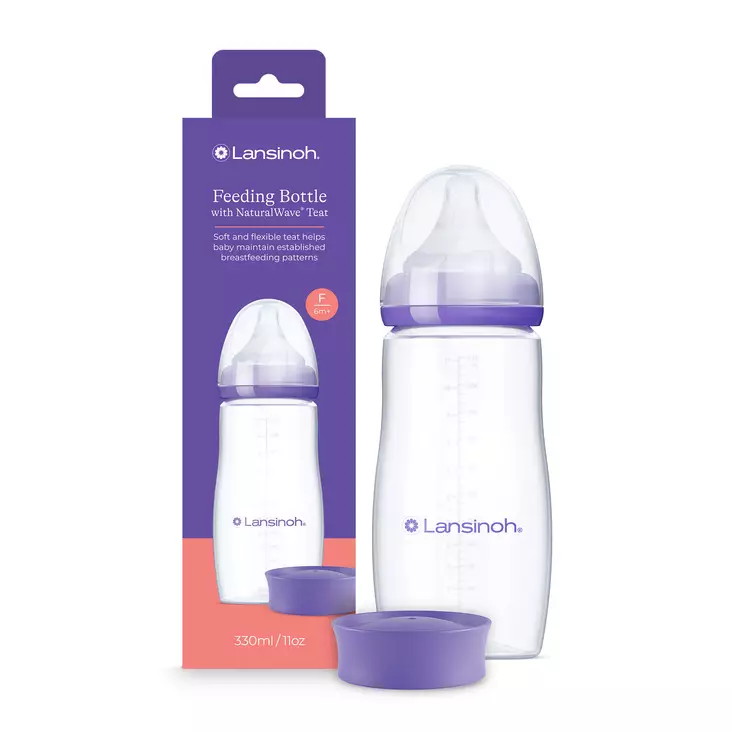 Lansinoh tuttipullo Natural Wave 330 ml. - Nappflaskor och flasknappar - 75520 - 1