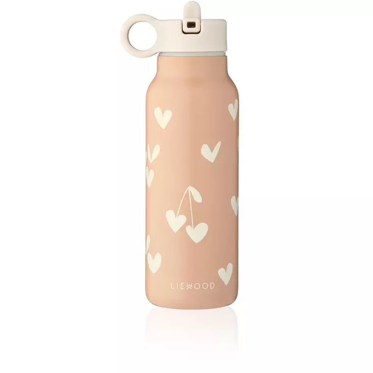 Liewood juomapullo Falk 350 ml Sweethearts/Pale tuscany. - Vattenflaskor och flaskor med sugrör - 19617-2620 - 1