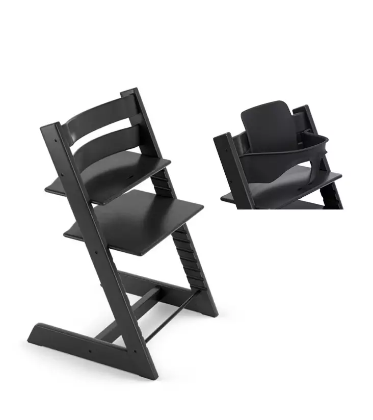 Stokke Tripp Trapp syöttötuoli Bundle Black. - Stokke Tripp Trapp produkter - 684600 - 1