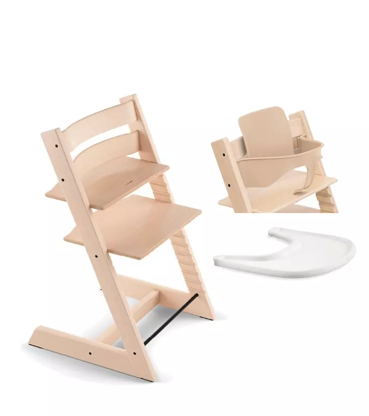 Stokke Tripp Trapp syöttötuoli Bundle Natural. - Stokke Tripp Trapp produkter - 685300 - 1