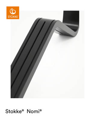 Sy=C3=B6tt=C3=B6tuolin kaareva jalka. - Stokke Nomi matstolar för barn - 626401 - 2