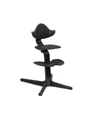 Stokke Nomi sy=C3=B6tt=C3=B6tuoli v=C3=A4riss=C3=A4 Black-Black - Stokke Nomi matstolar för barn - 626401 - 1