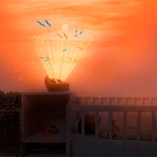 Zazu Henry Hedgehog unilelu lapsen huoneessa. - Nattlampor och musikleksaker för barn - ZA-HENRY-01 - 2