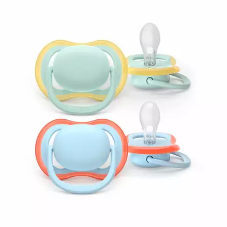 Tutti Avent Ultra Air 0-6kk Sininen/Minttu 2 kpl. - Nappar och napphållare - 03708701 - 1