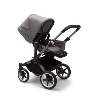 Bugaboo Donkey 5 yhdistelm=C3=A4vaunut Mono Graphite/Grey Melange ratt=
aana. - Barnvagnar och kombivagnar - 100000001 - 2
