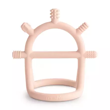 Mushie purulelu No-Drop teether Blush. - Bitleksaker - 101811 - 1