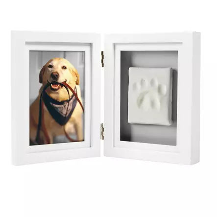 Pearhead tassunjälkimuotti ja kehykset Pawprints desk frame white. - Babypresenter och dopgåvor - 109062-1 - 1