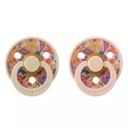 Bibs x Liberty luonnonkumitutti June Blossom Blush mix 2 kpl. - Nappar och napphållare - 12021101 - 2