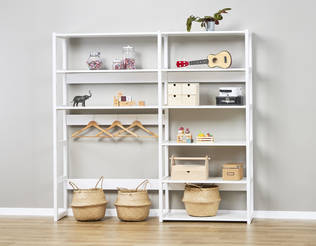 Hoppekids STOREY Hyllsida, 1, Vit - Tillbehör för hyllor - 38-0001-32-001 - 2