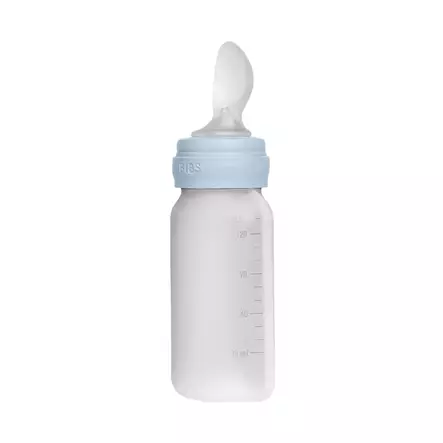 Bibs Spoon Feeder syöttölusikka Baby Blue puristettava pussi annostelee ruoan suoraan lusikkaan. - Nappflaskor och flasknappar - 4351231 - 2