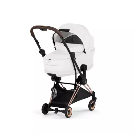 Cybex Coya/Mios Style vaunukoppa Off White rattaiden rungossa. - Liggvagnar och bärväskor - 526000481 - 2